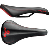 SDG Bel Air Steel Rail Saddle - Black/Red