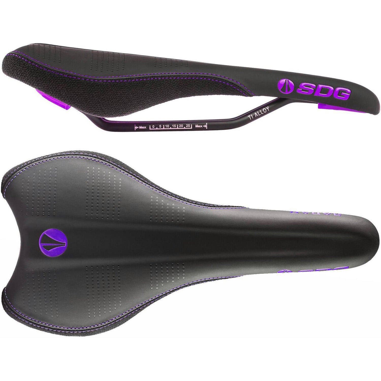 SDG Radar MTN Cro-mo Saddle - Purple