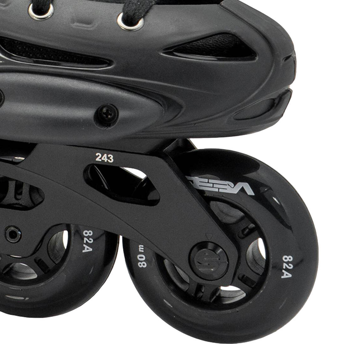SEBA E3 80 Inline Roller Skates - Black