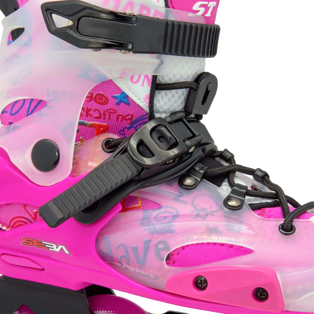 SEBA ST MX Junior Adjustable In-Line Skates - Pink