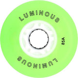 SEBA Luminous Inline Skate Wheels - Green/White 72mm