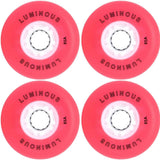 SEBA Luminous Inline Skate Wheels - Red/White 72mm