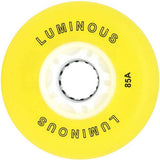 SEBA Luminous Inline Skate Wheels - Yellow/White 72mm