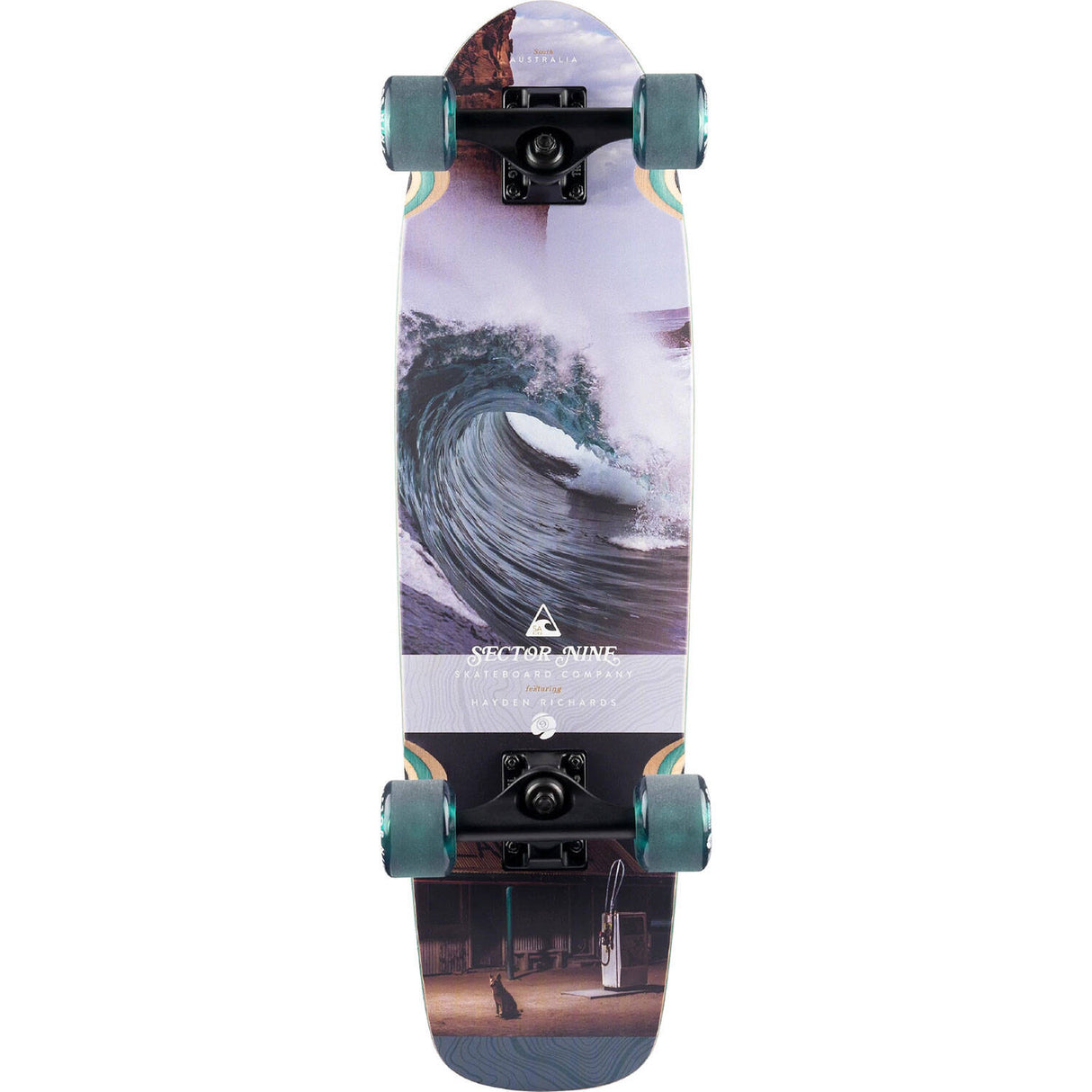 Sector 9 Jammer Rips Complete Cruiser Skateboard - 27.5"