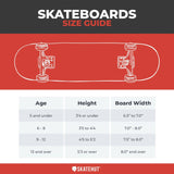Seven Essential Complete Skateboard - White 8.25''