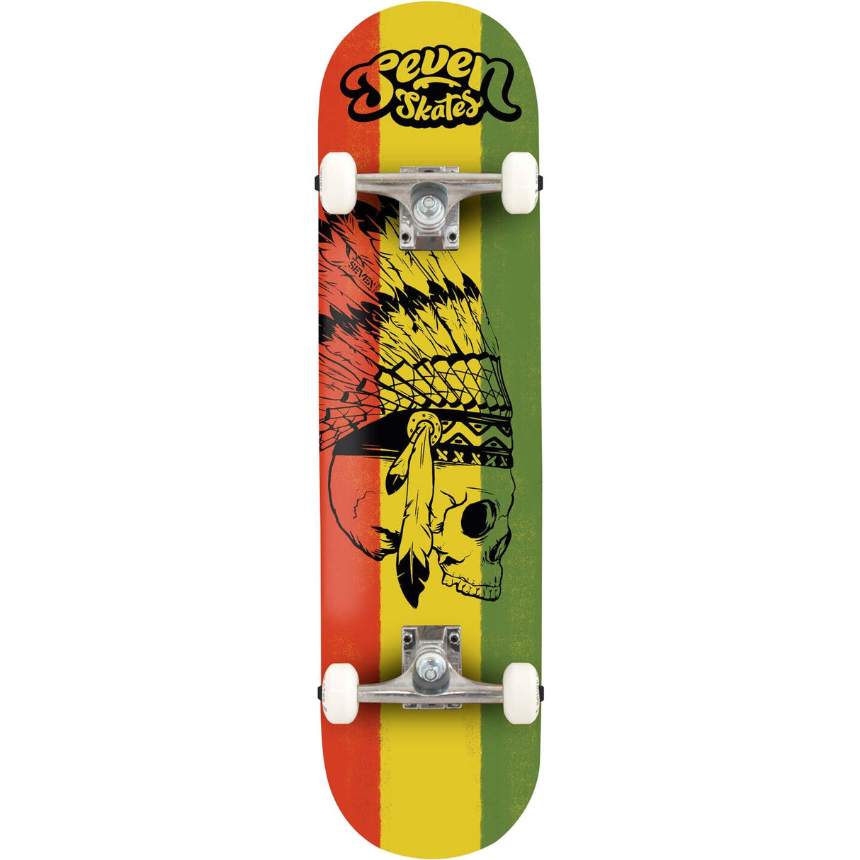 Seven Reggae Skull Complete Skateboard - Multi 7.8''