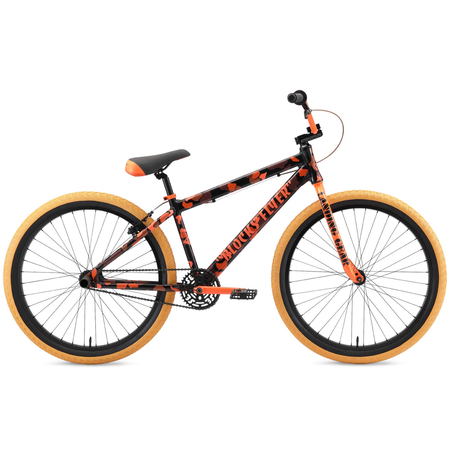SE Blocks Flyer 26'' 2021 Complete BMX - Orange Camo