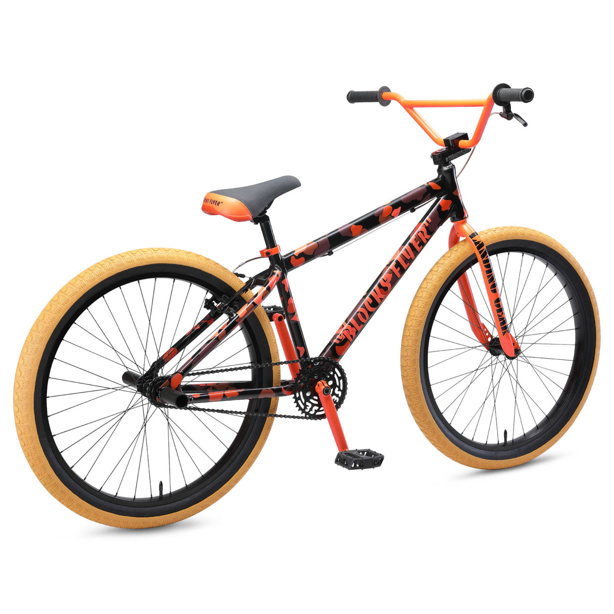 SE Blocks Flyer 26'' 2021 Complete BMX - Orange Camo