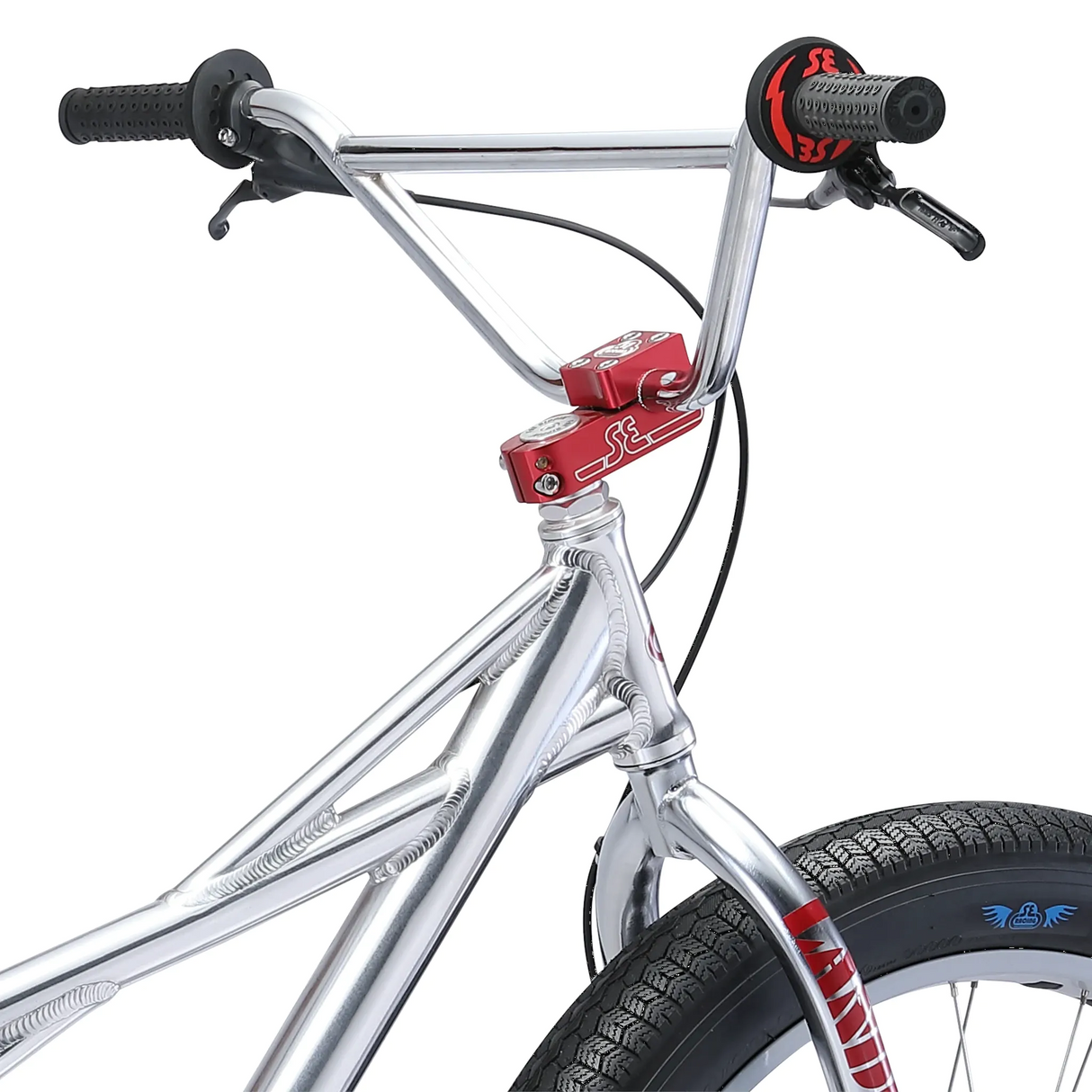 SE Fat Quad 26'' 2021 Complete BMX - High Polish Silver