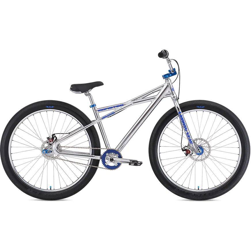 SE Monster Quad Complete BMX - High Polish Silver