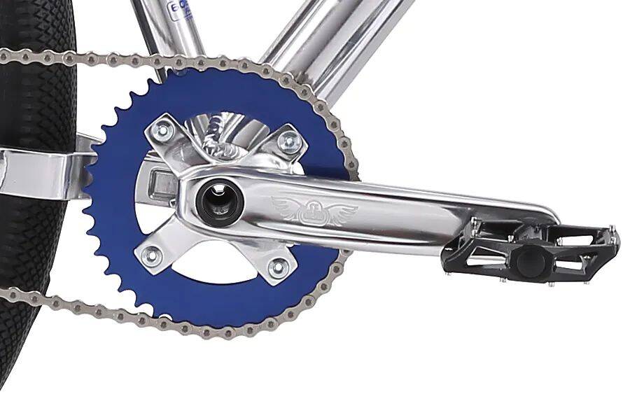 SE Monster Quad Complete BMX - High Polish Silver