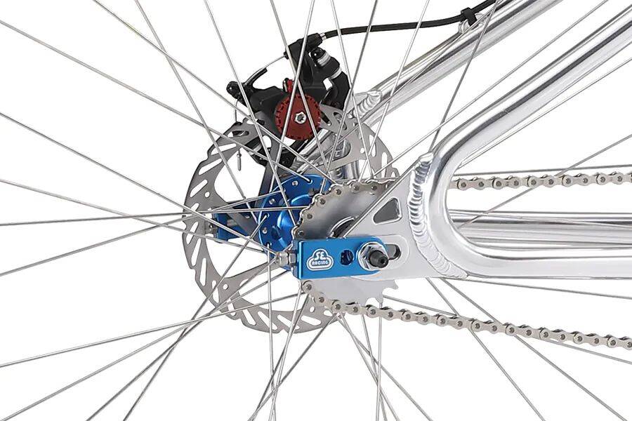 SE Monster Quad Complete BMX - High Polish Silver