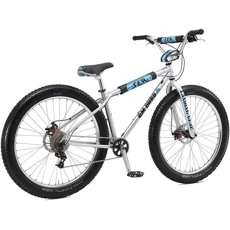 SE OM-Duro 27.5'' Complete BMX - Silver Sparkle