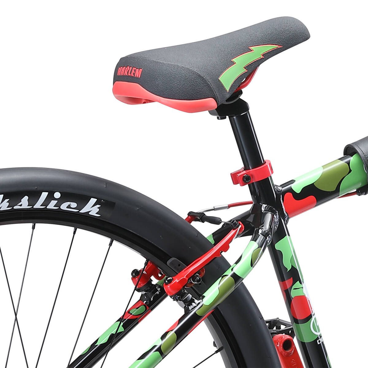 SE DBlocks Big Ripper 29" Complete BMX - Green/Red Camo