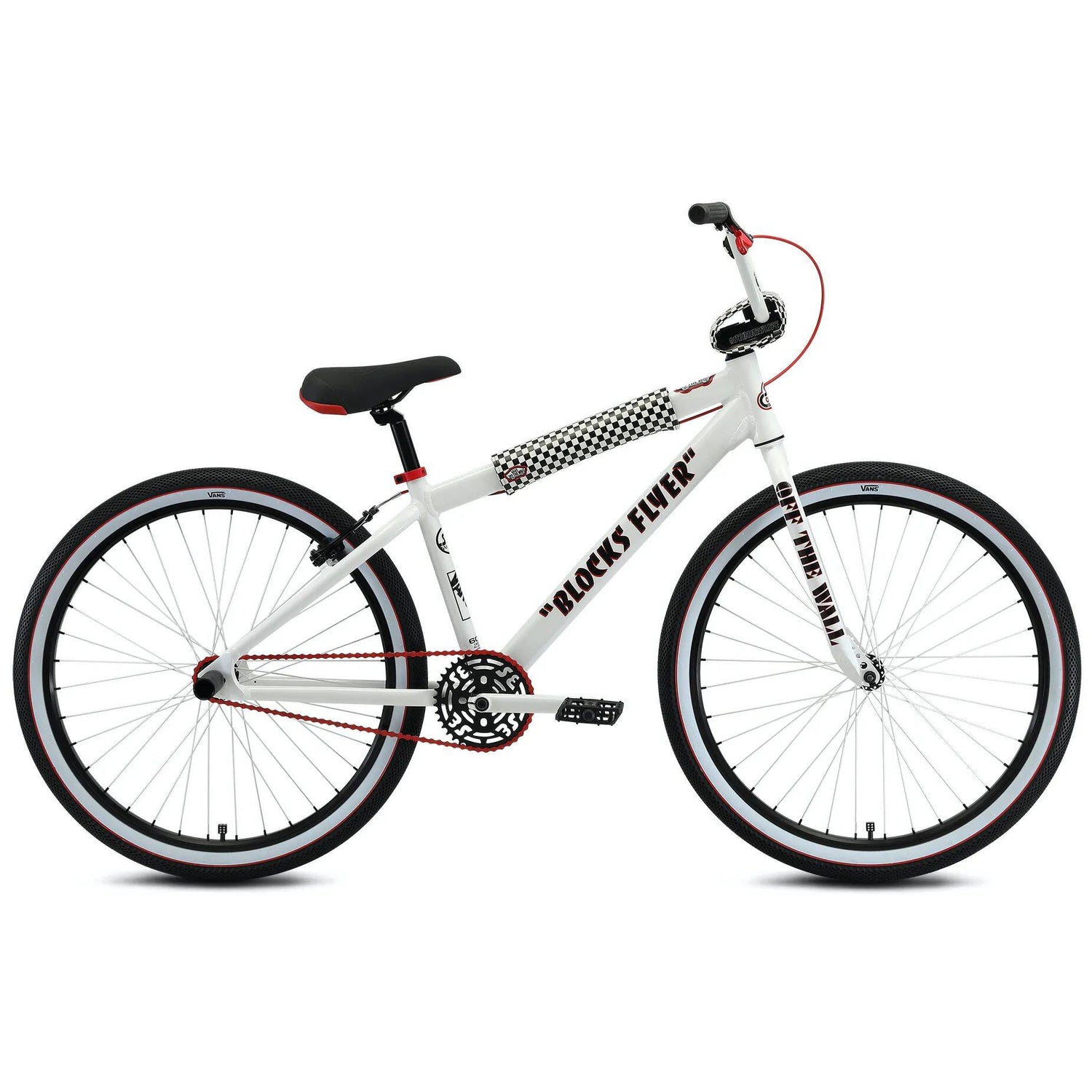 SE x Vans Blocks Flyer 26'' Complete BMX - White