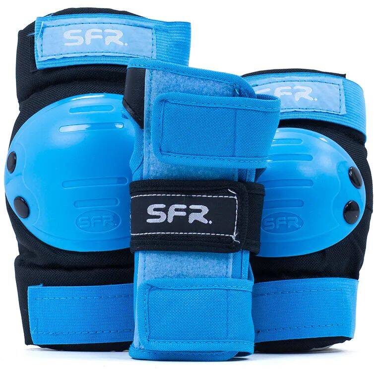 SFR Youth Ramp Triple Pad Set - Black/Blue