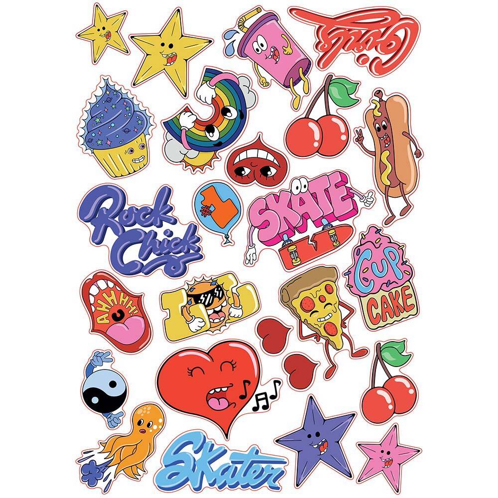 SFR Retro Sticker Sheet - Love