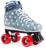 SFR Vision Canvas Quad Roller Skates - Jeans UK 4
