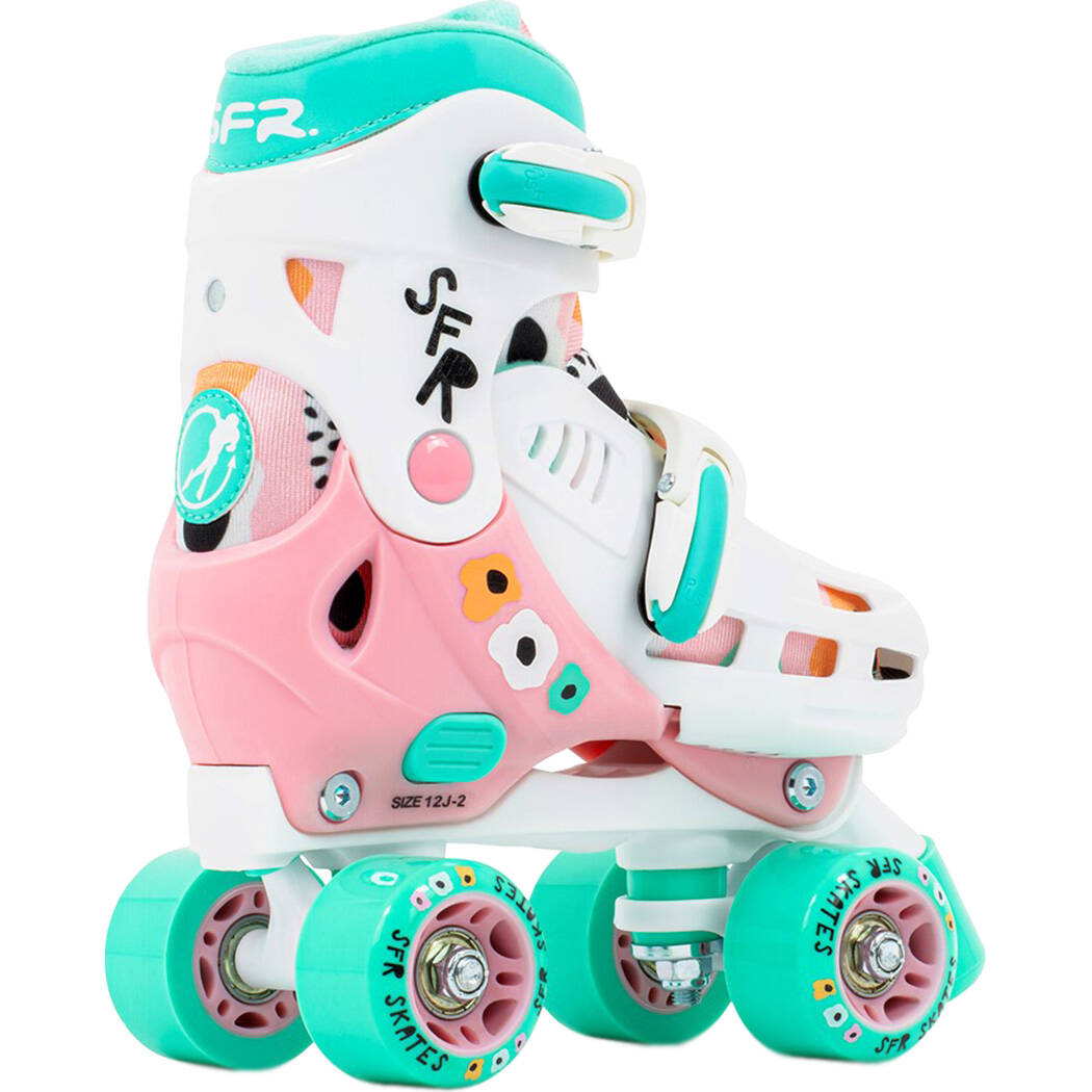 SFR Storm V Adjustable Roller Skates - Flower