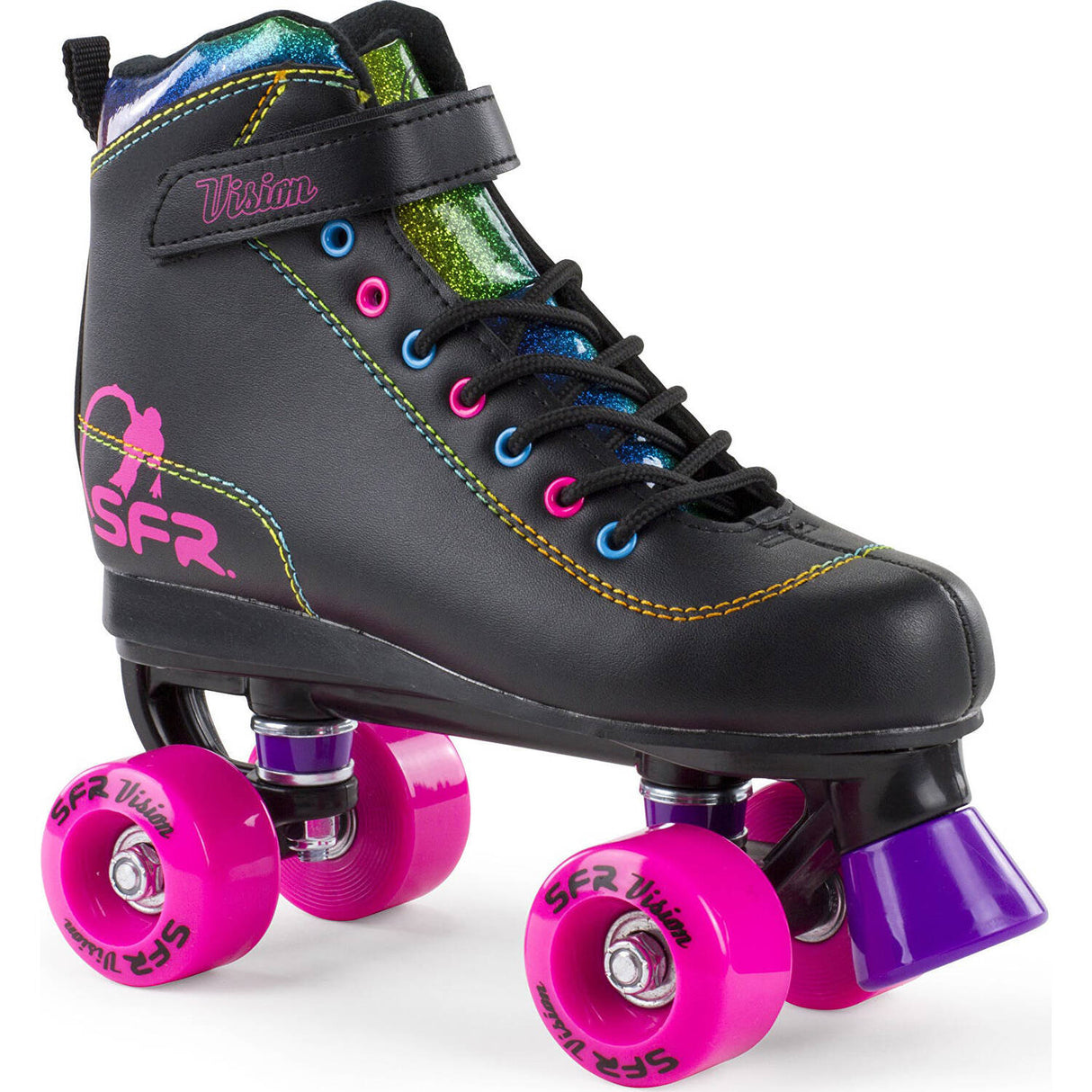 SFR Vision II Quad Roller Skates - Rainbow