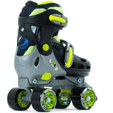 SFR Hurricane III Quad Roller Skates - Black/Yellow