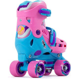 SFR Hurricane III Quad Roller Skates - Pink/Blue