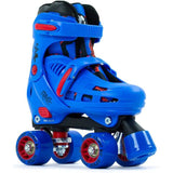 SFR Storm Quad Roller Skates - Blue/Red MED (Junior UK12 - Size UK2)