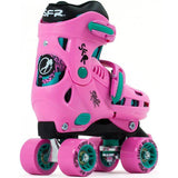 SFR Storm IV Quad Roller Skates - Pink/Green