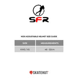 SFR Adjustable Kids Helmet - Pink/Green (XXXS-XS / 46-52cm)