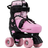SFR Nebula Adjustable Roller Skates - Black/Pink