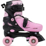 SFR Nebula Adjustable Roller Skates - Black/Pink
