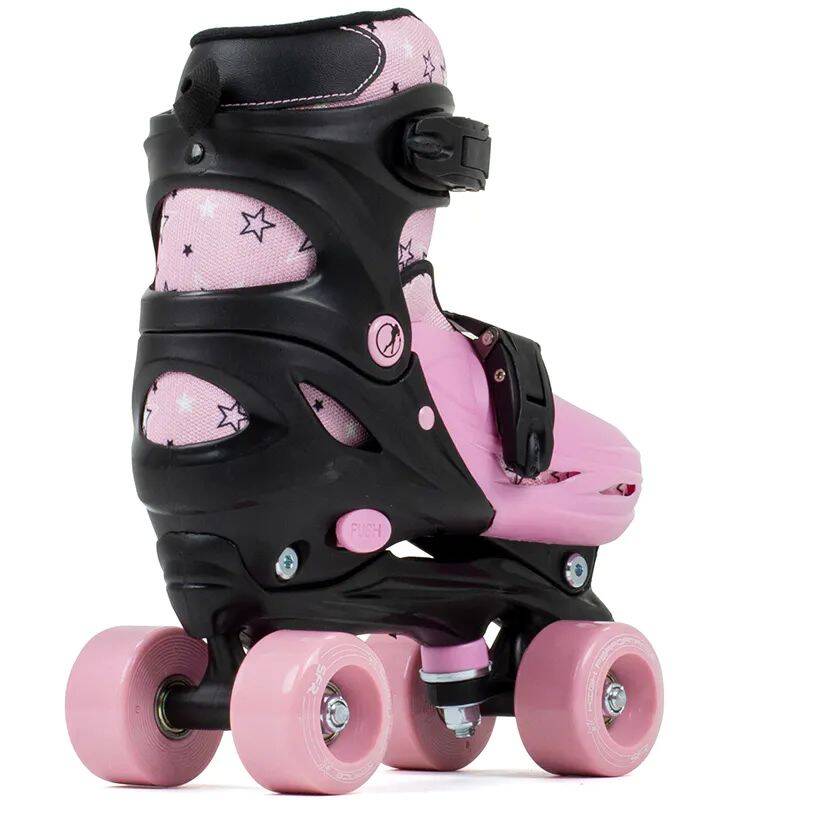 SFR Nebula Adjustable Roller Skates - Black/Pink