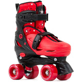SFR Nebula Adjustable Roller Skates - Black/Red