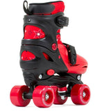 SFR Nebula Adjustable Roller Skates - Black/Red