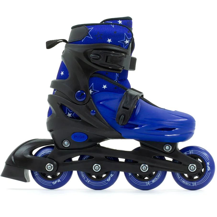 SFR Plasma Adjustable Inline Skates - Black/Blue