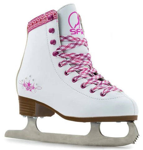 SFR Junior Figure Ice Skate Pack - White