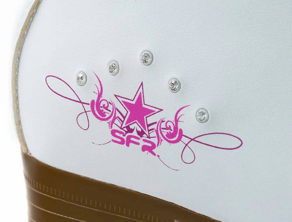 SFR Junior Figure Ice Skate Pack - White