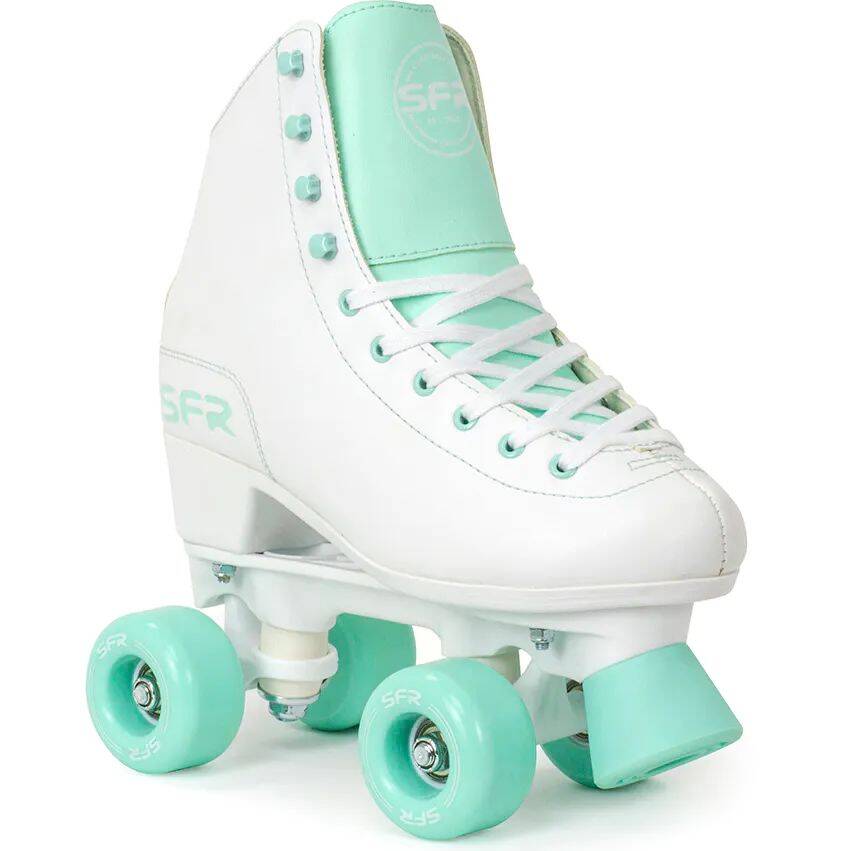 SFR Figure Quad Roller Skates - White/Green