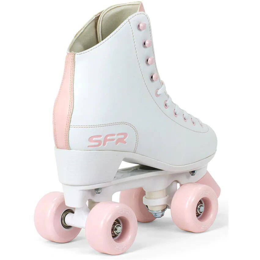 SFR Figure Quad Roller Skates - White/Pink