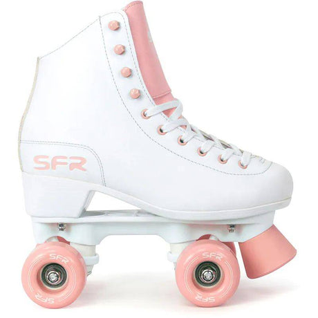 SFR Figure Quad Roller Skates - White/Pink