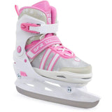 SFR Nova Adjustable Ice Skates - White/Pink LRG (UK1 - UK4)