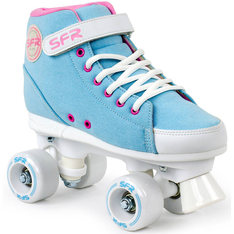 SFR Vision Sneaker Quad Roller Skates - Sky Blue UK 3
