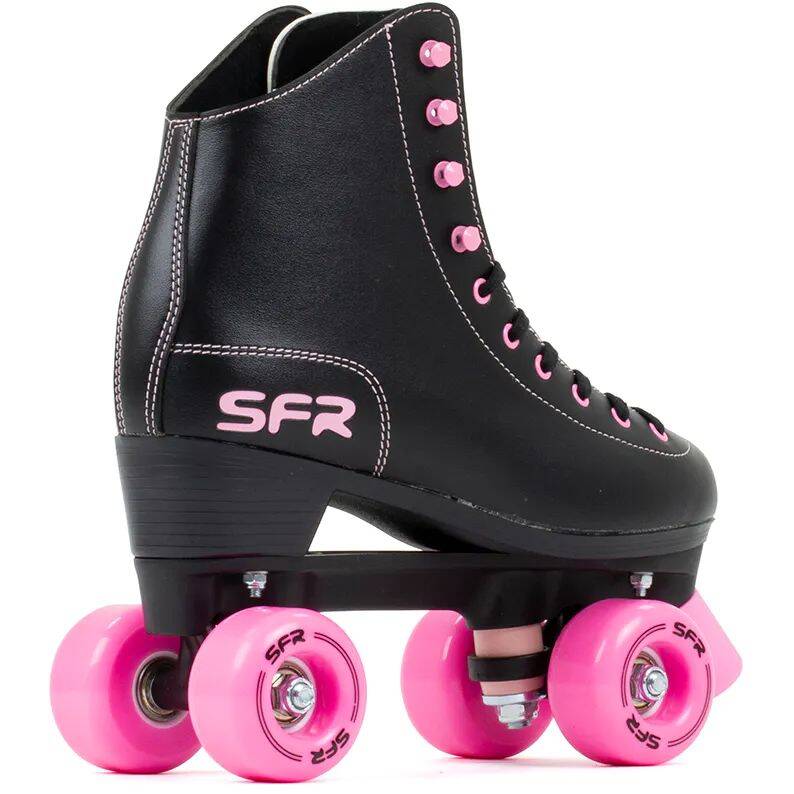 SFR Figure Quad Roller Skates - Black/Pink