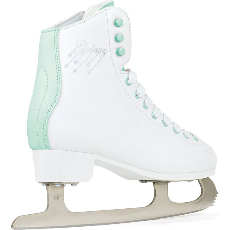 SFR Galaxy Cosmo Ice Figure Skates - White/Green