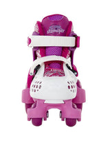 SFR Stomper Adjustable Junior Girl's Skates - White/Pink