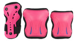 SFR Essentials Triple Pad Set - Pink / Black / Blue - Small (Age 4 - 7)