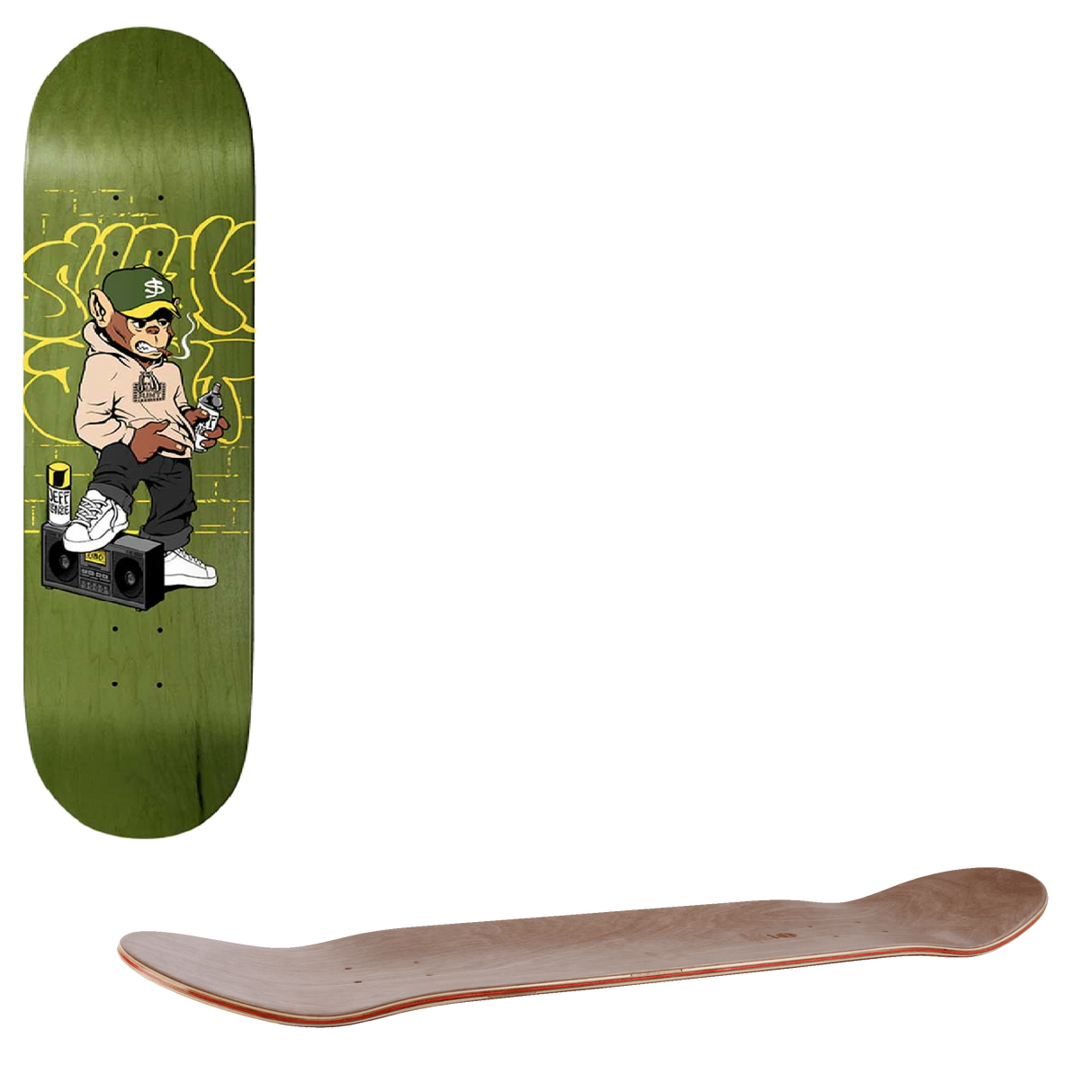 Shake Junt Snaps Skateboard Deck - Lenoce 8.25"