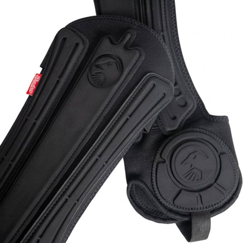 Shadow Invista Lite Shin/Ankle Combo Shin Pads - Black