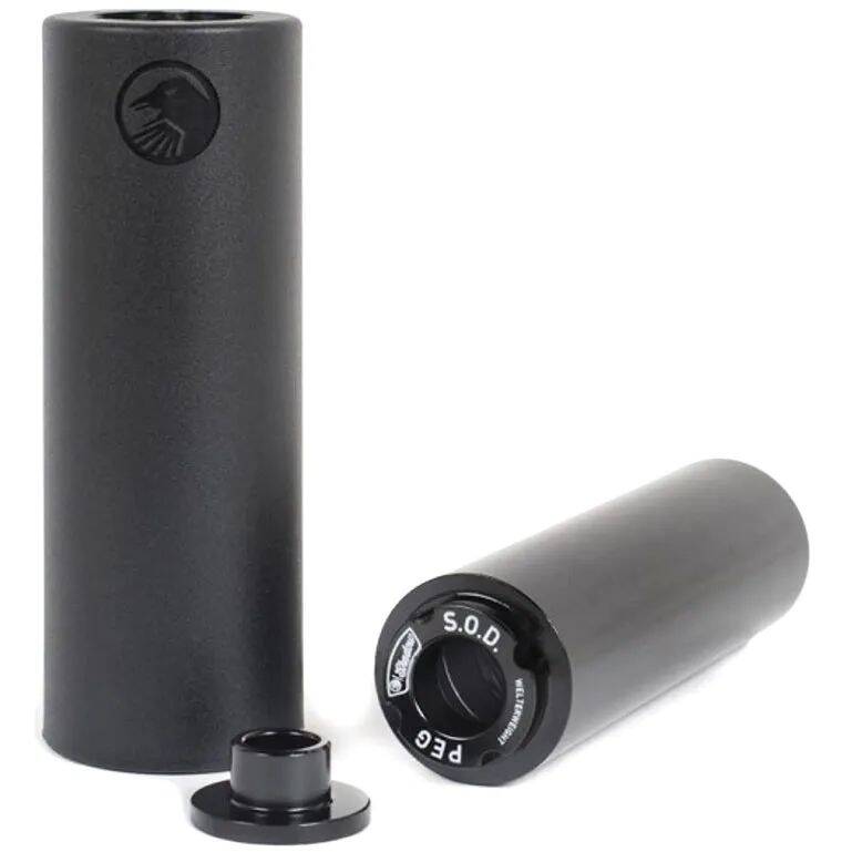 Shadow Slide Or Die Welterweight BMX Peg - Black - 14mm