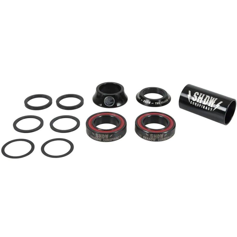 Shadow 19mm Stacked Mid Bottom BMX Bracket - Black
